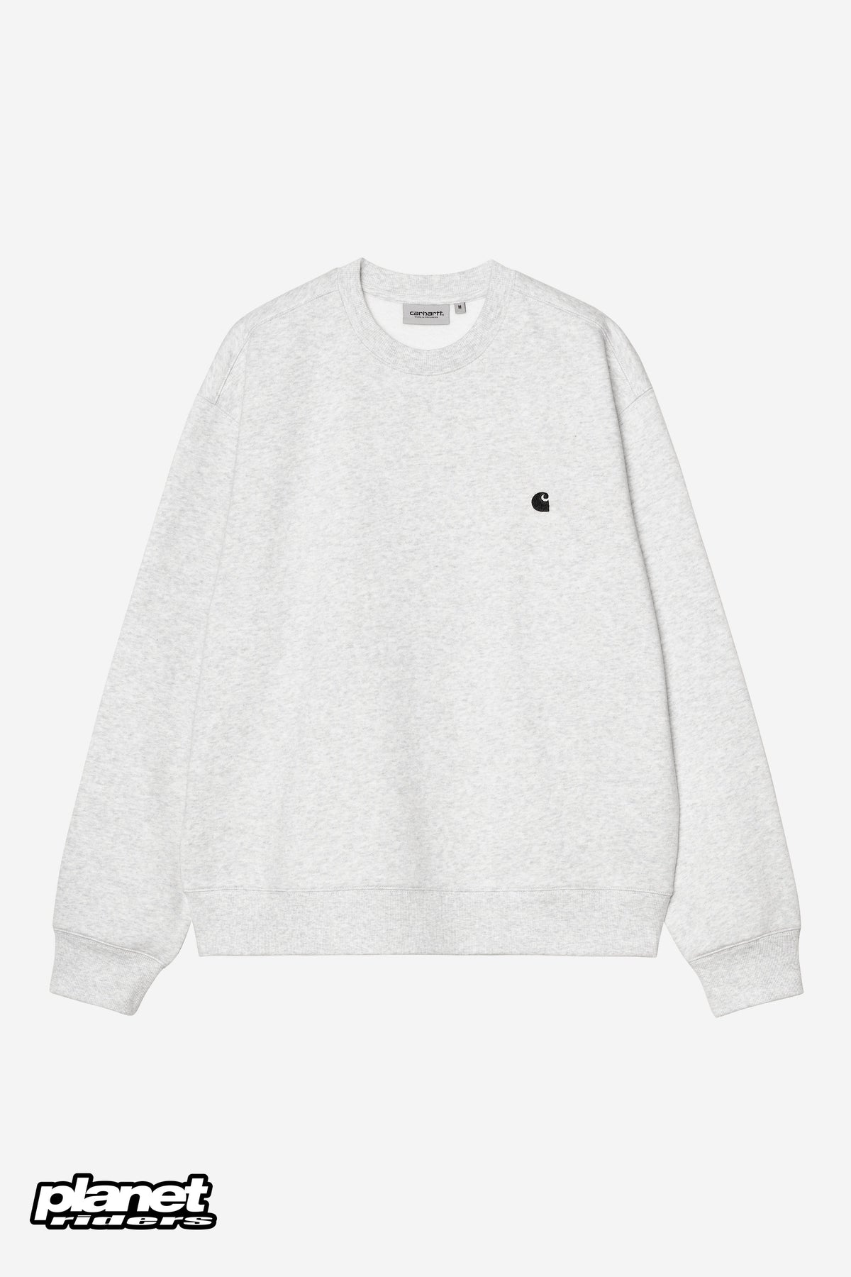Mack Sweatshirt Carhartt WIP, Ash Heather / Black