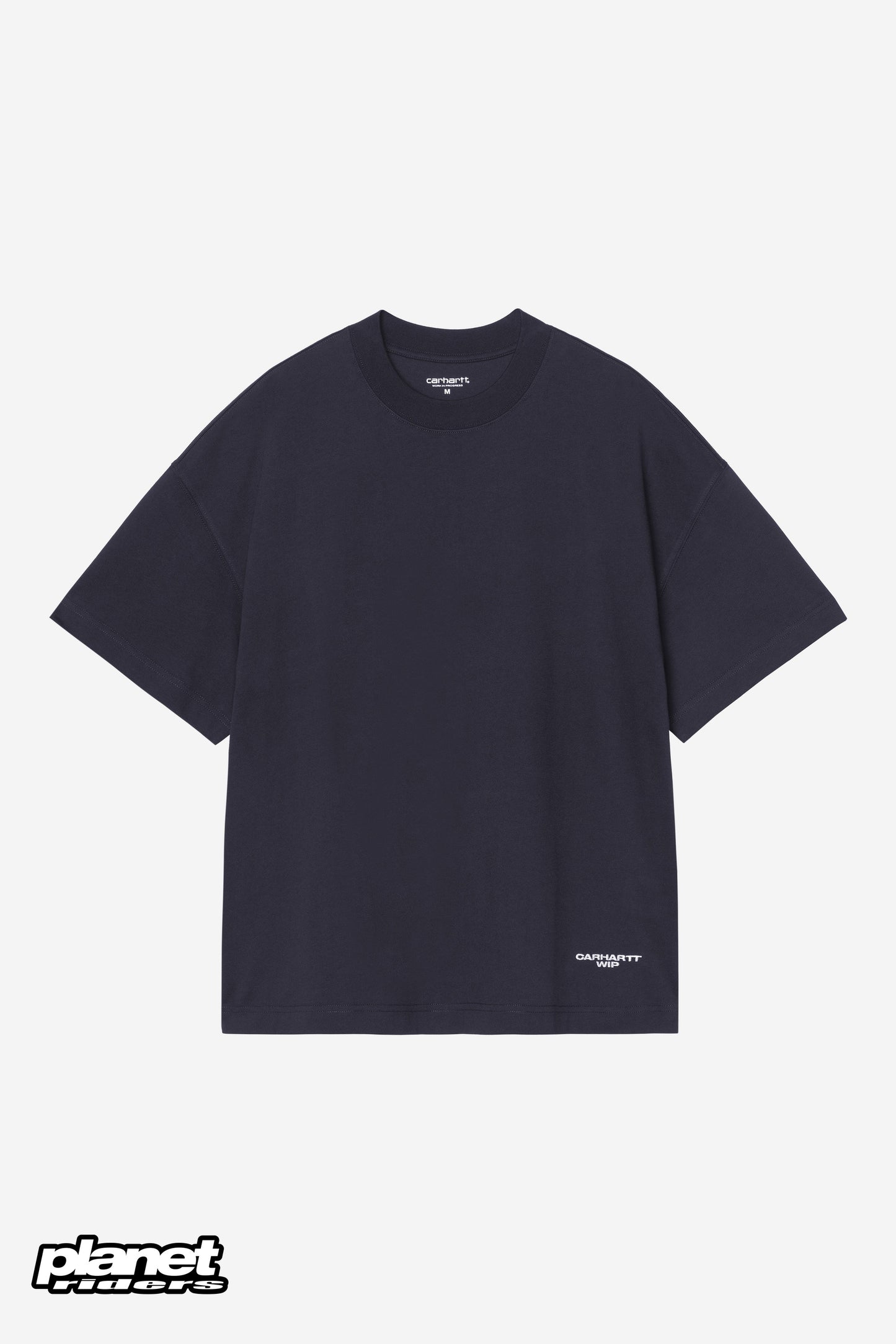 S/S Chapter Script T-Shirt Carhartt WIP, Dark Navy / White