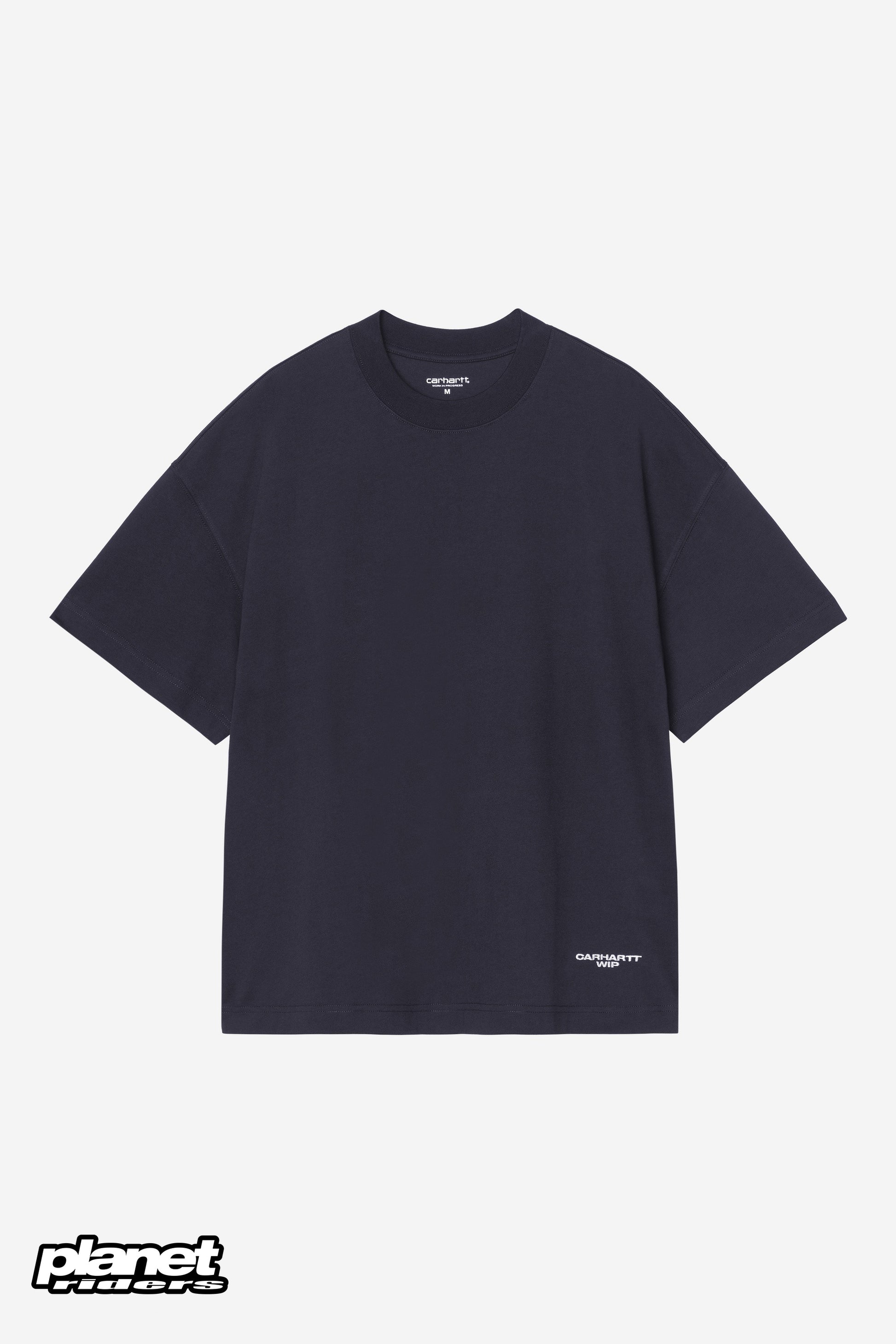 S/S Chapter Script T-Shirt Carhartt WIP, Dark Navy / White