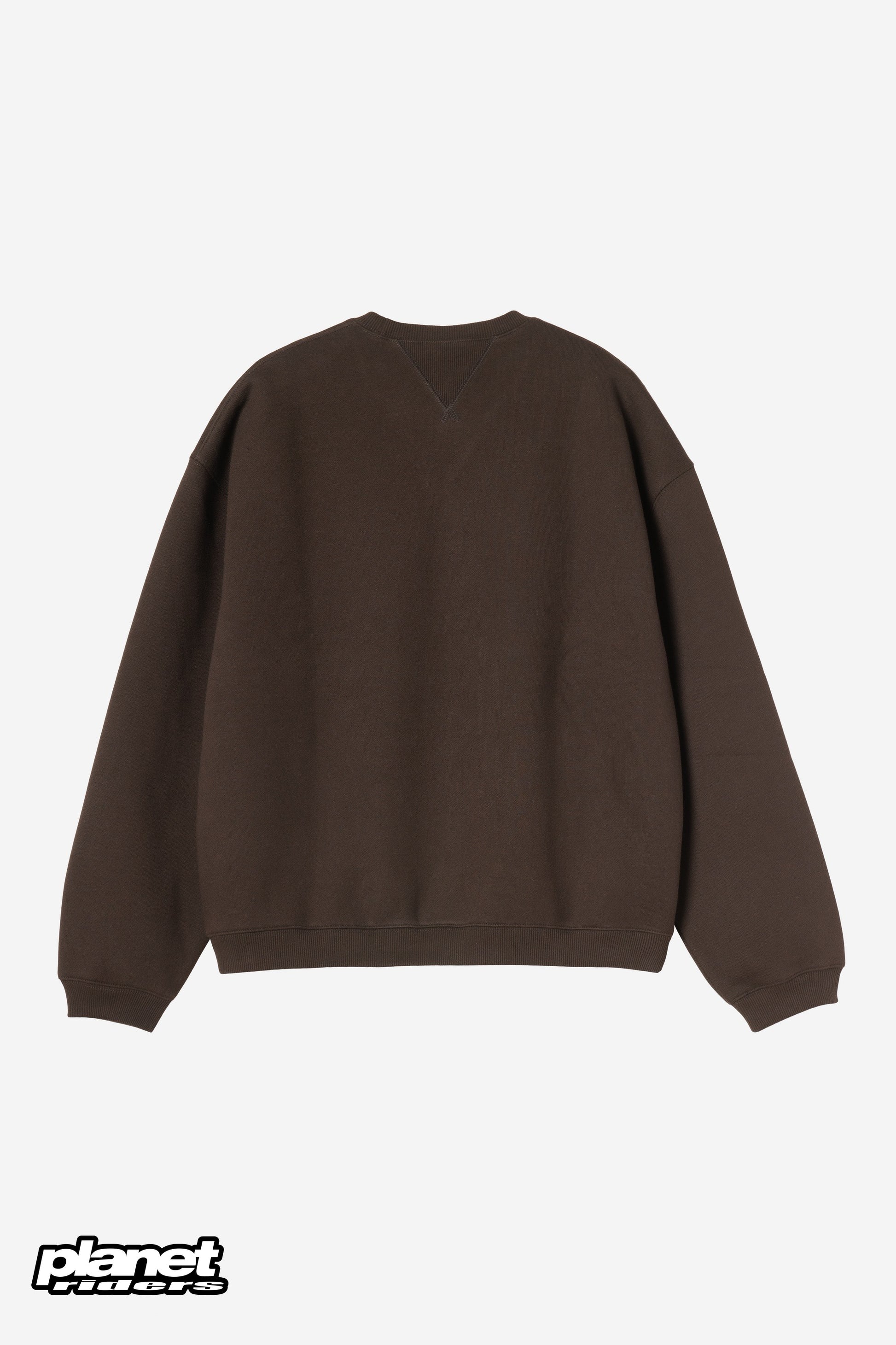 Ebbert Sweatshirt Carhartt WIP, Tobacco / White