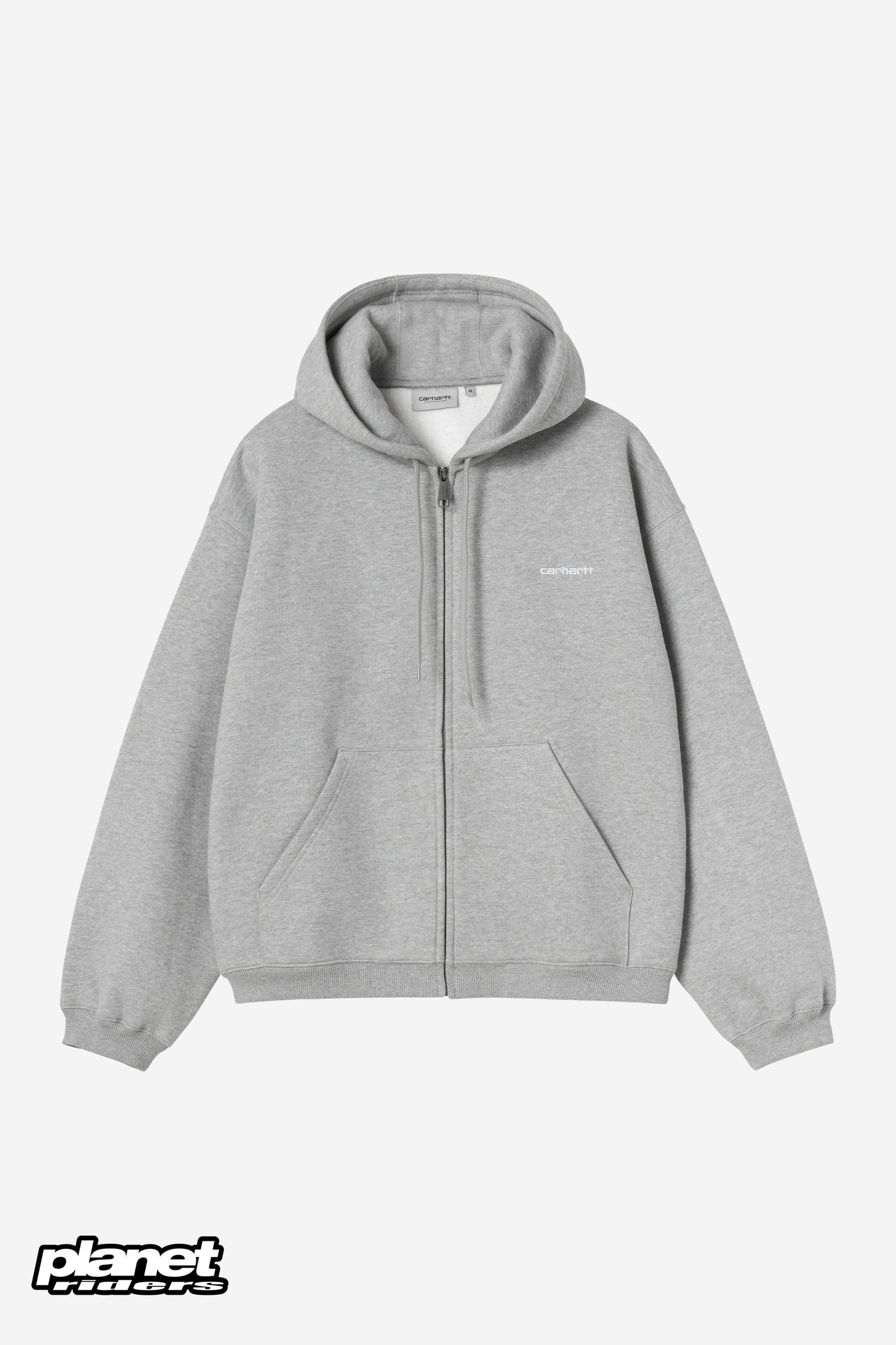 Hooded Ebbert Jacket Carhartt WIP, Grey Heather / White
