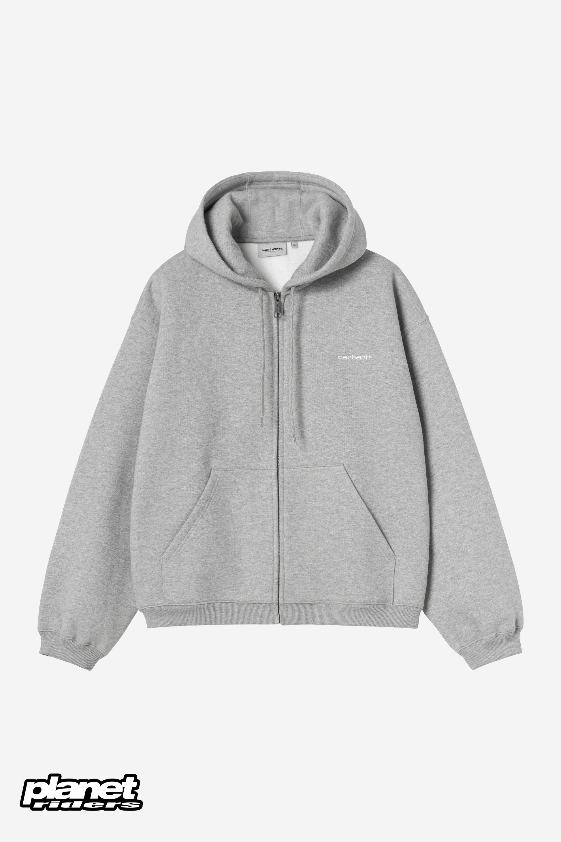 Hooded Ebbert Jacket Carhartt WIP, Grey Heather / White
