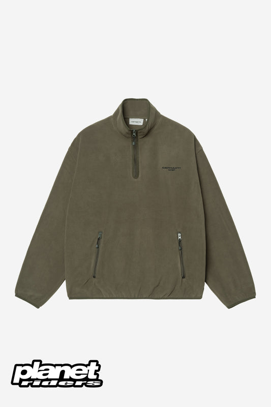 Edmore Half Zip Sweat Carhartt WIP, Cypress / Black