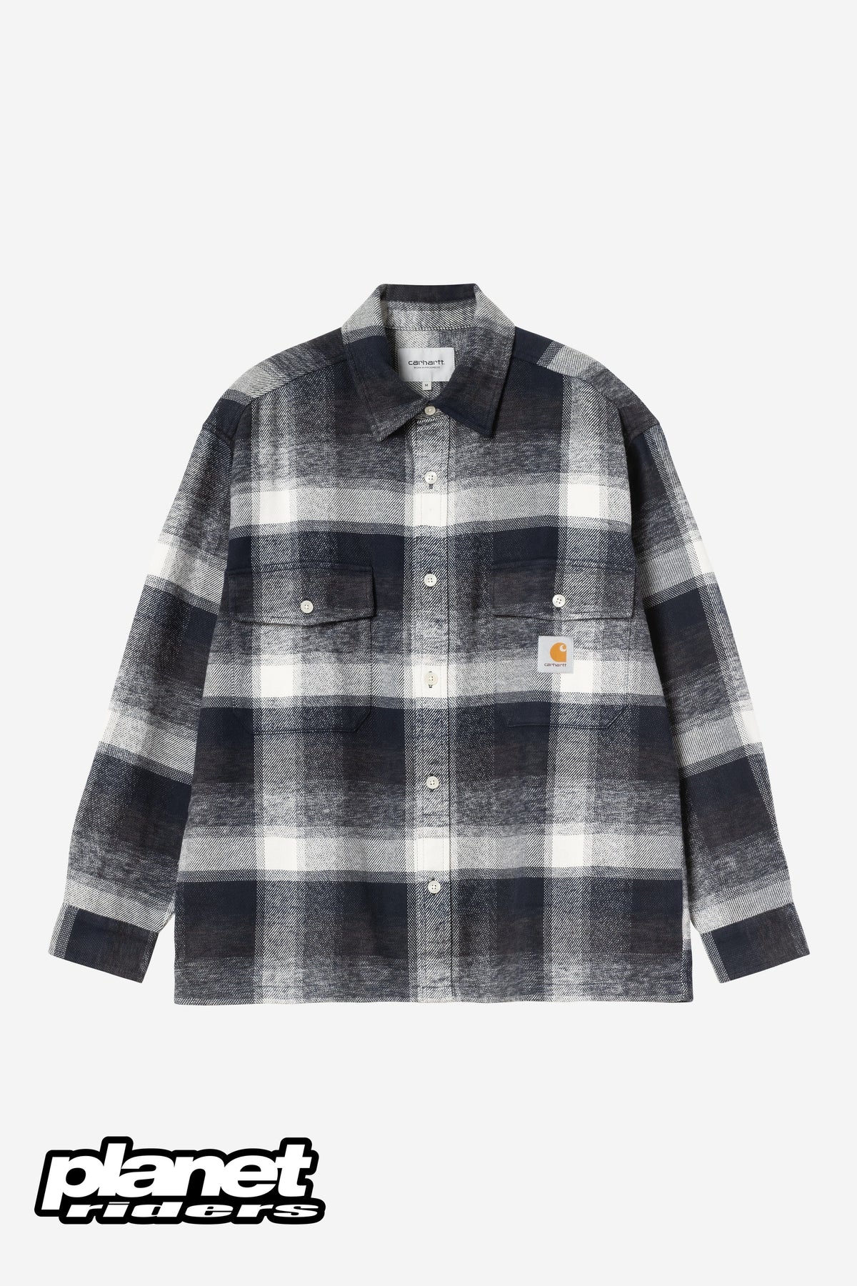 L/S Esterson Shirt Carhartt WIP, Esterson Check, Dark Navy