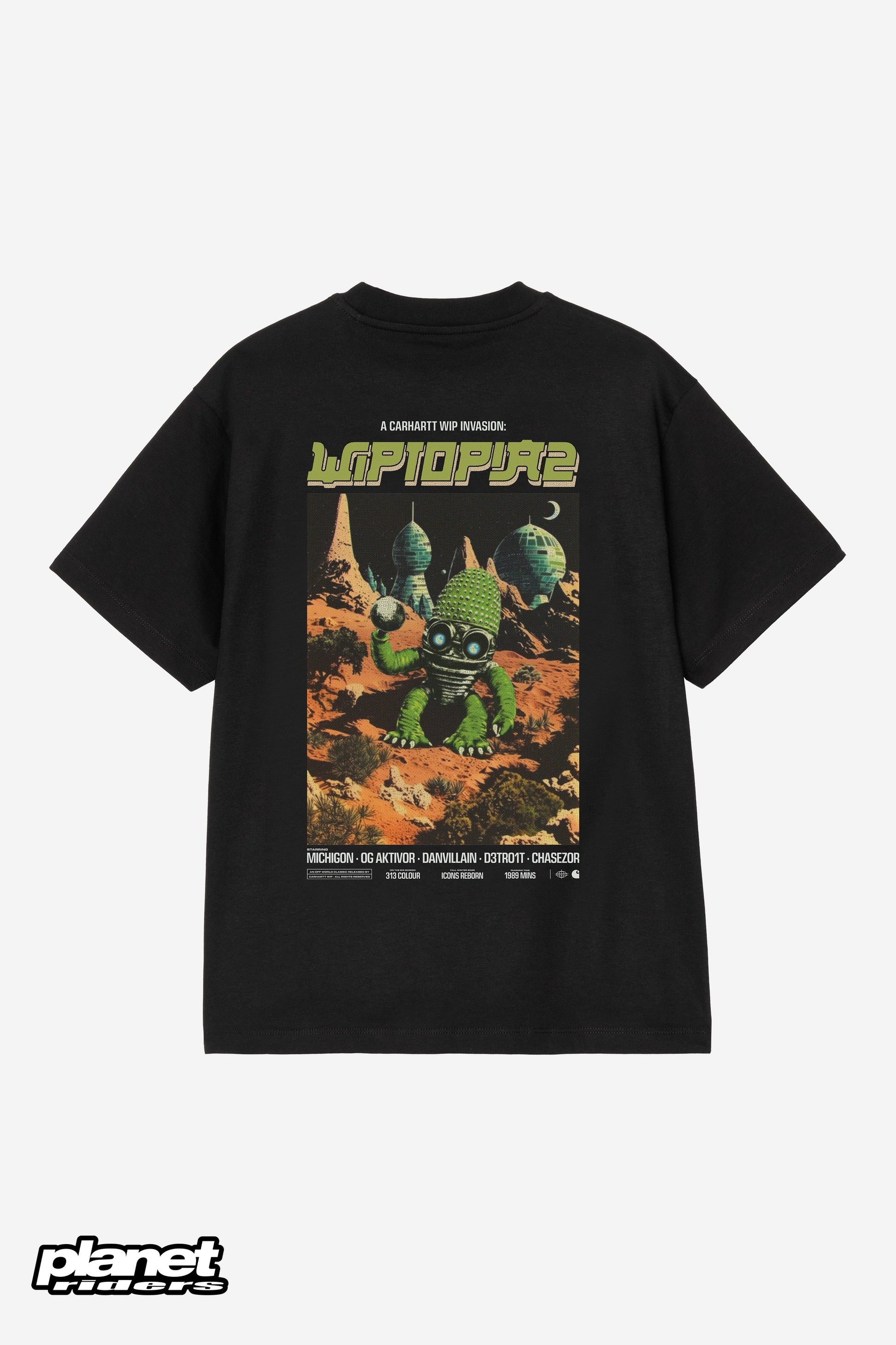 W' S/S Wiptopia II T-Shirt Carhartt WIP, Black
