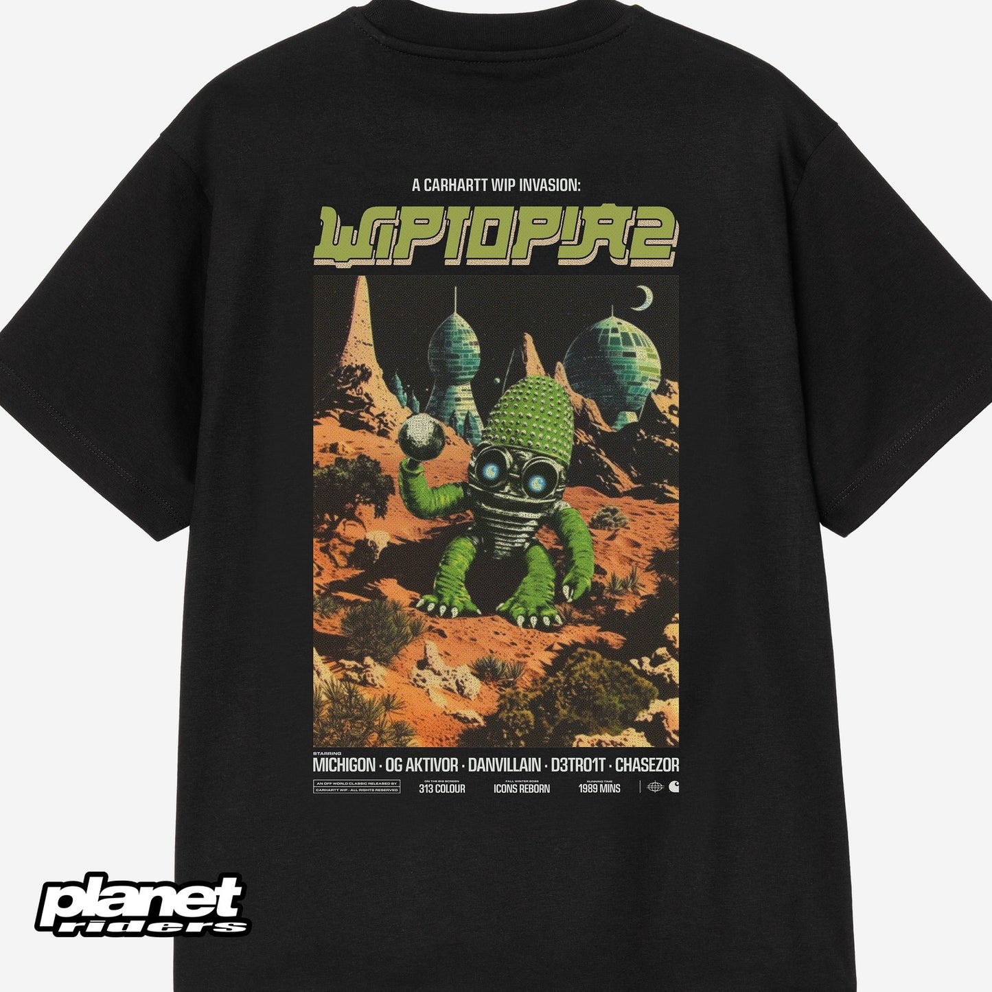 W' S/S Wiptopia II T-Shirt Carhartt WIP, Black