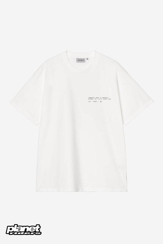 S/S Feather Progress T-Shirt Carhartt WIP, White