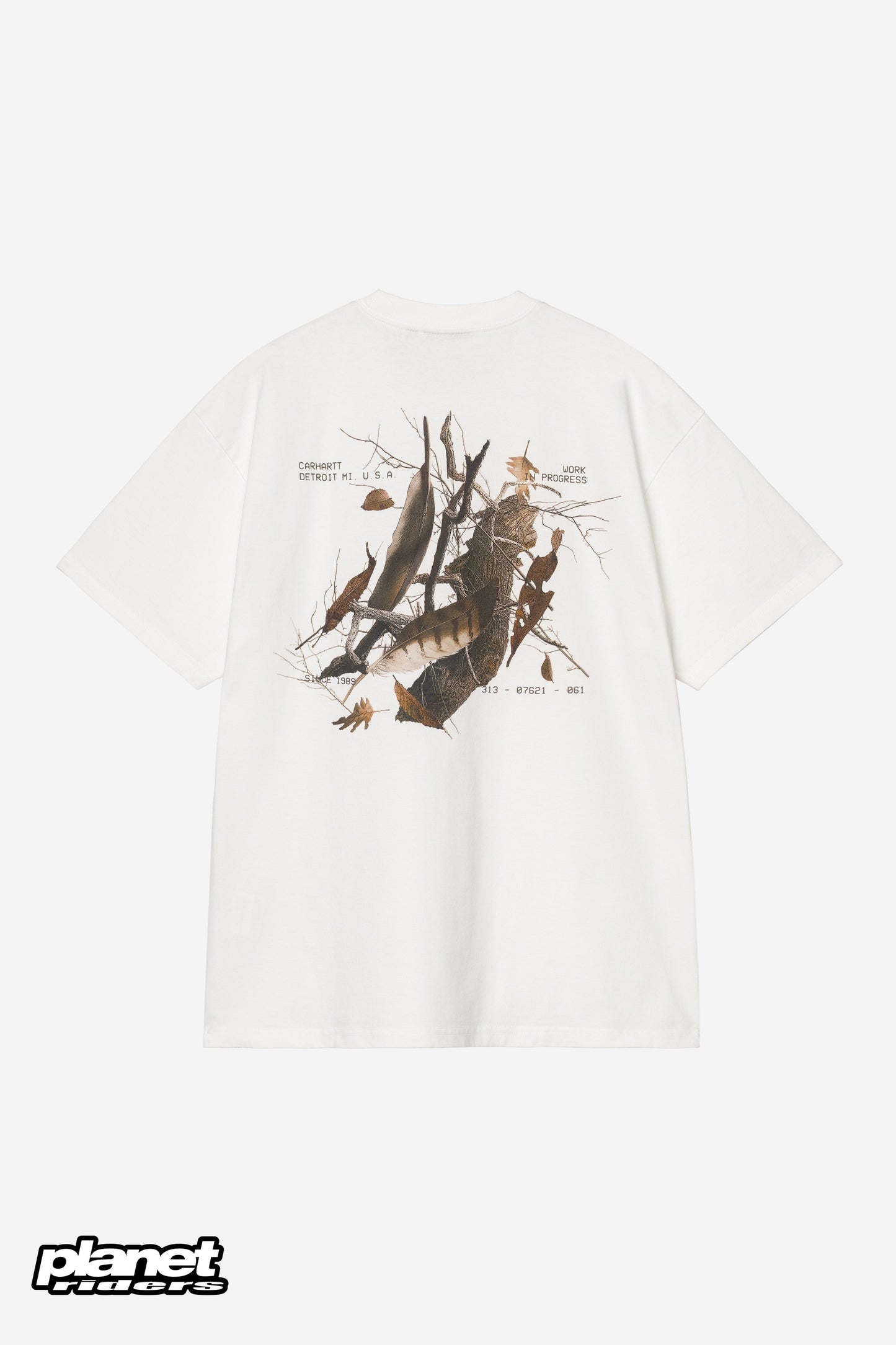 S/S Feather Progress T-Shirt Carhartt WIP, White