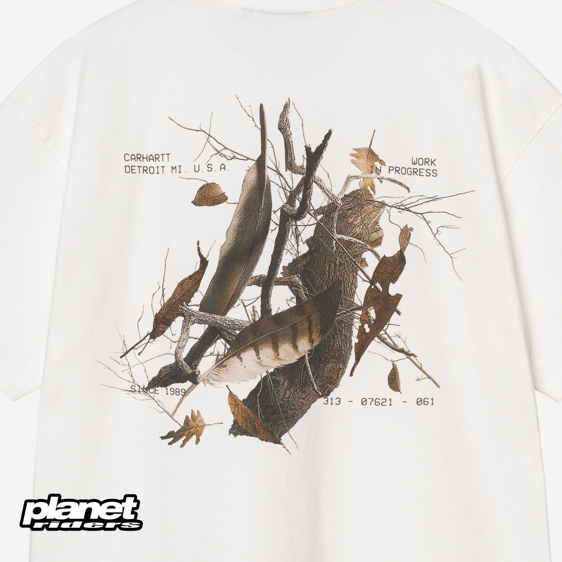 S/S Feather Progress T-Shirt Carhartt WIP, White