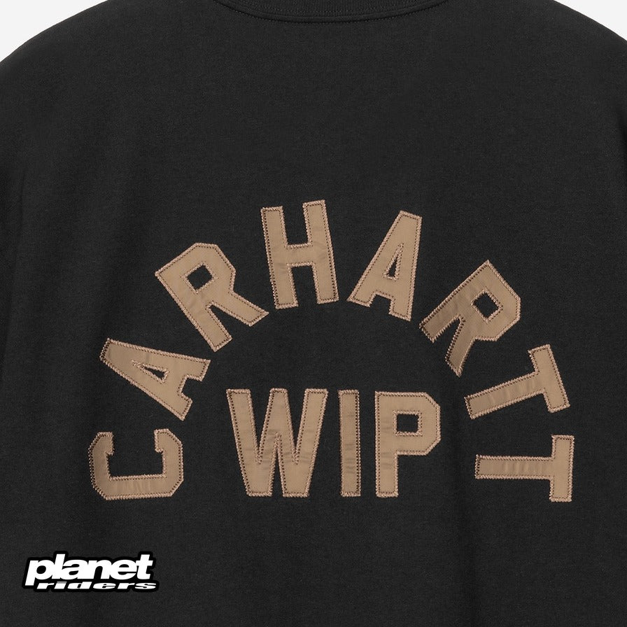 S/S Arch Script T-Shirt Carhartt WIP, Black / WIP H Brown