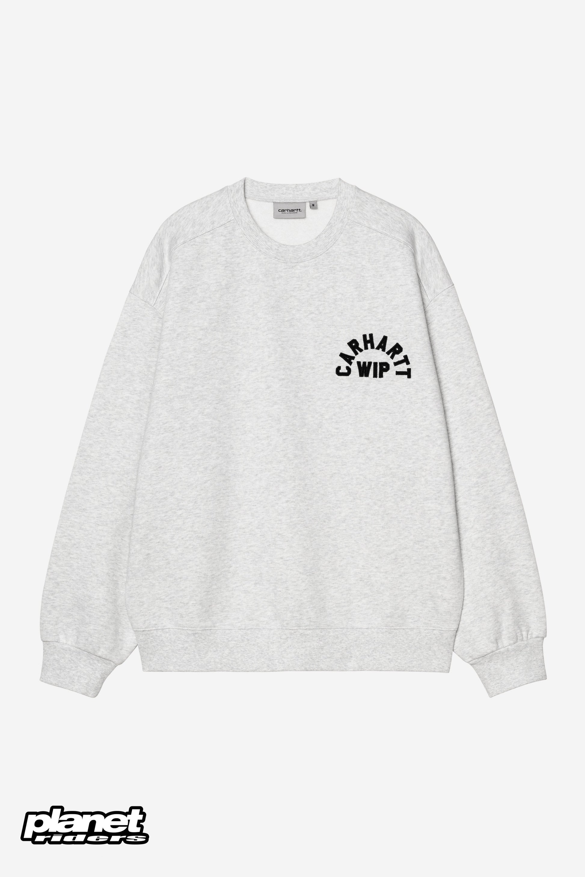 Arch Script Sweatshirt Carhartt WIP, Ash Heather / Dark Navy