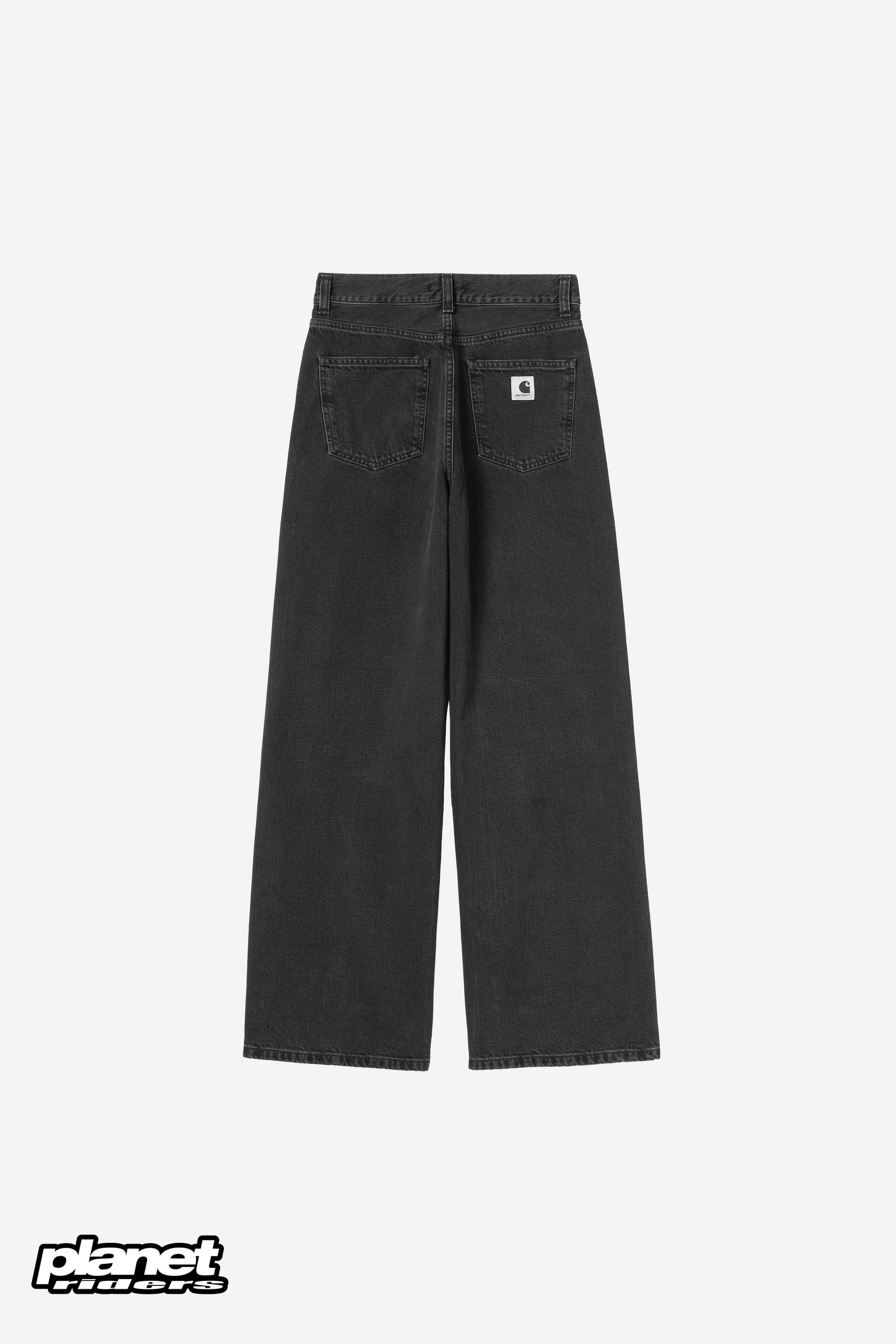 W' Jane Pant Carhartt WIP, Black heavy stone wash