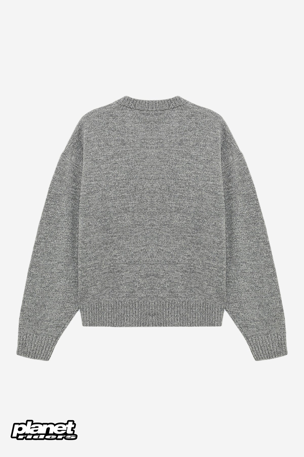 Logo Crew Neck Sweater Amish, Grey