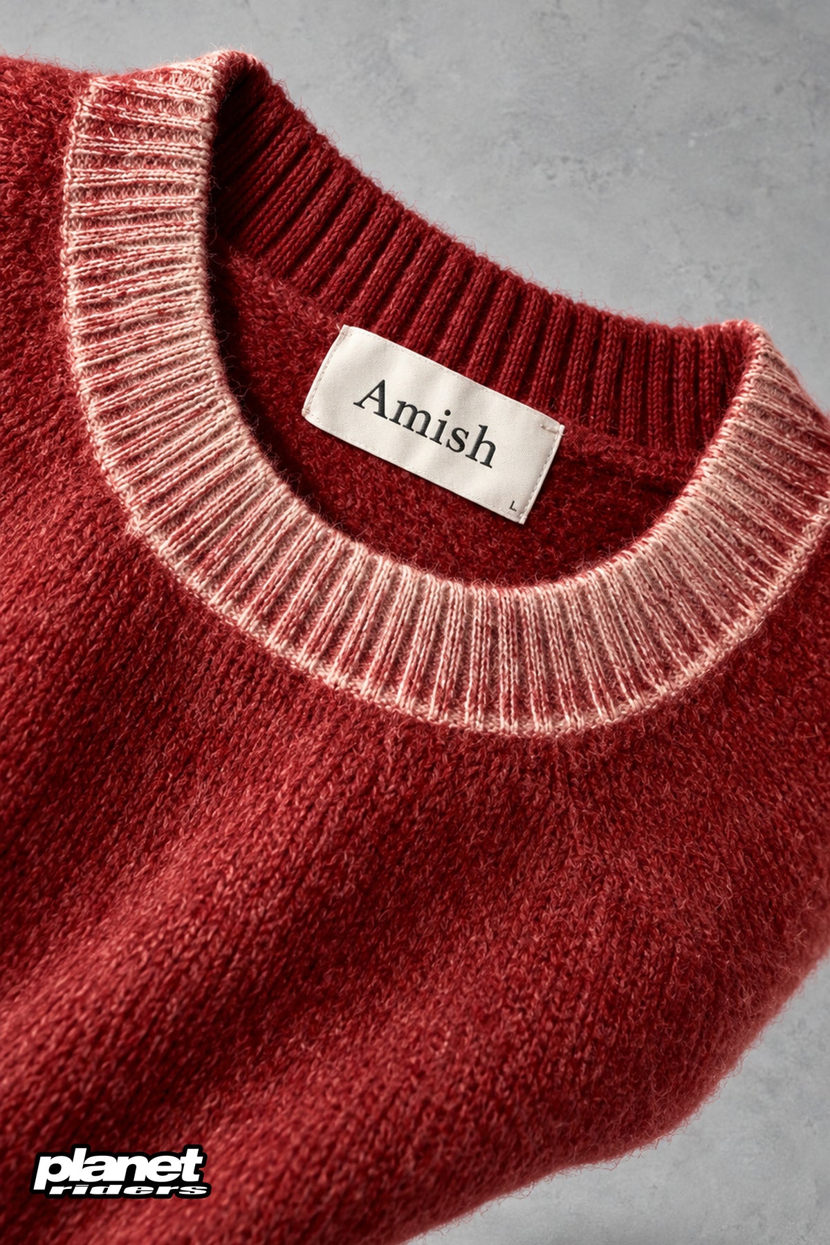 Wool Crew Neck Sweater Amish