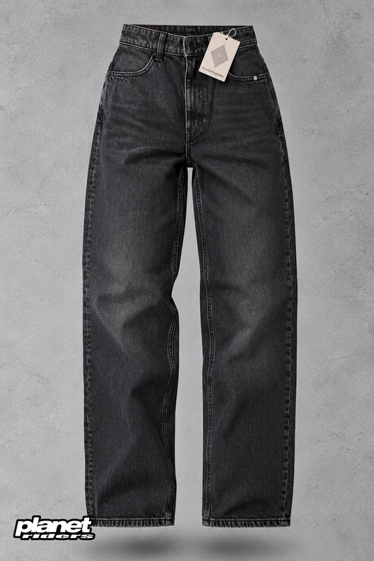 Linda Black Used Jeans Amish, Black