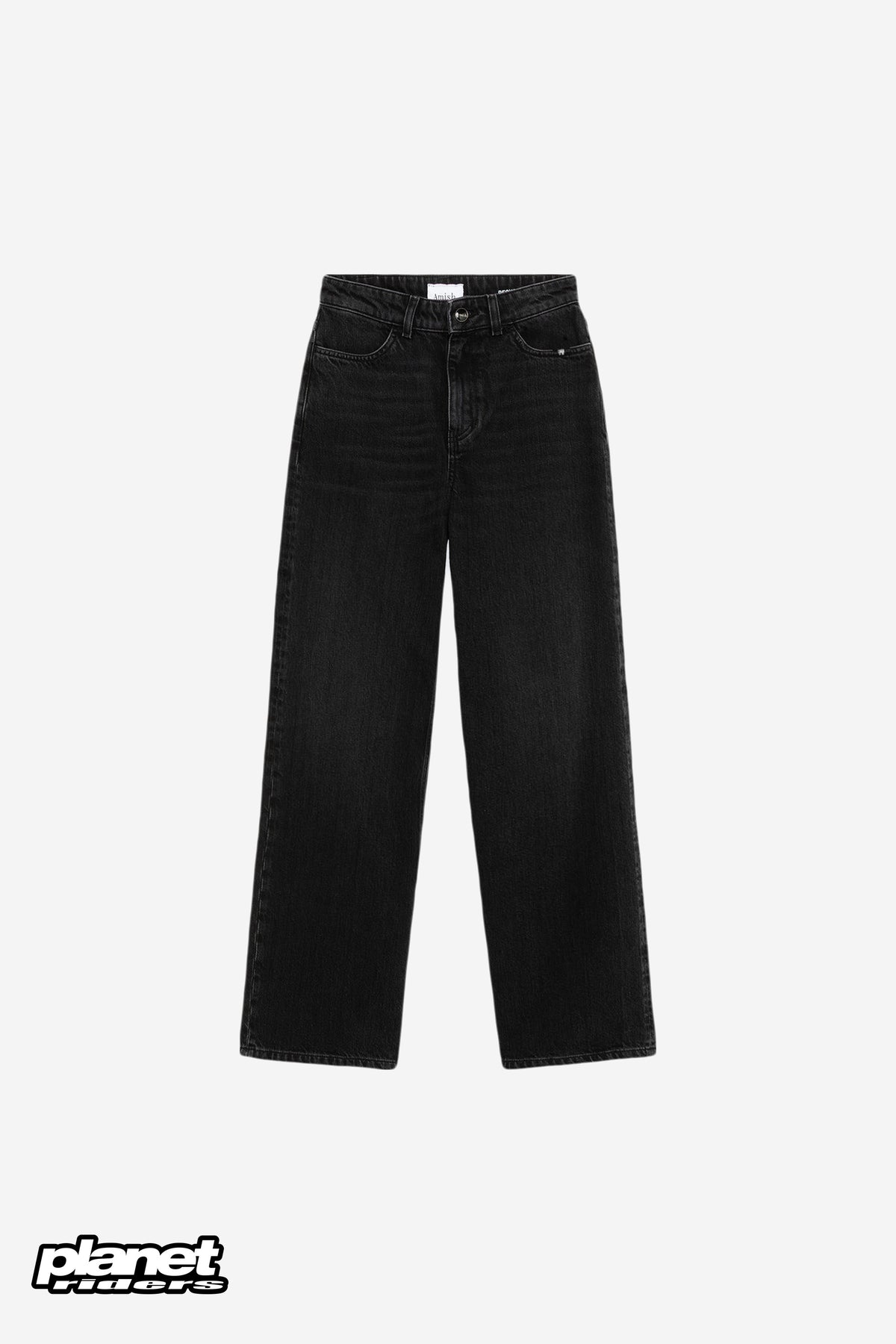 Linda Black Used Jeans Amish, Black