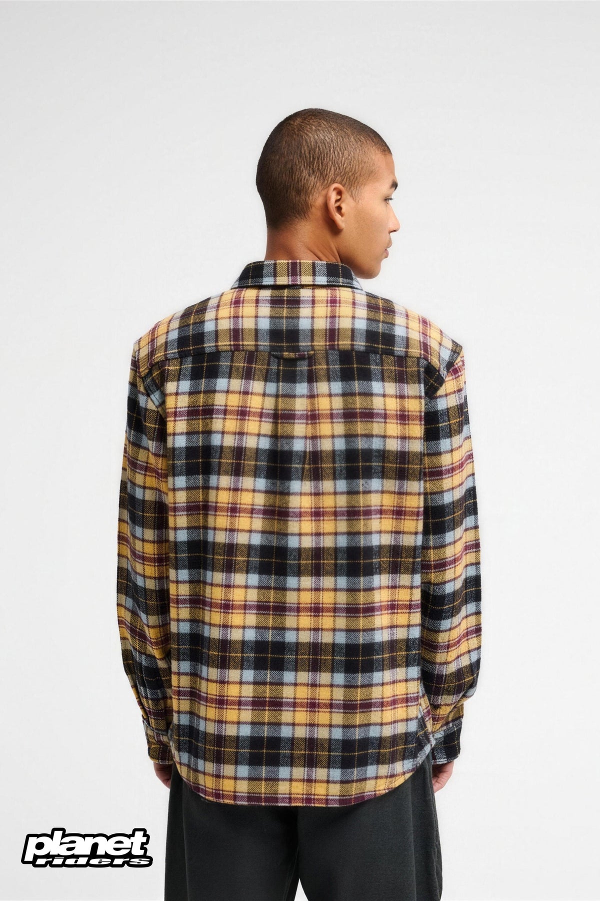 Hugues Heavy Flannel RVCA, Ochre