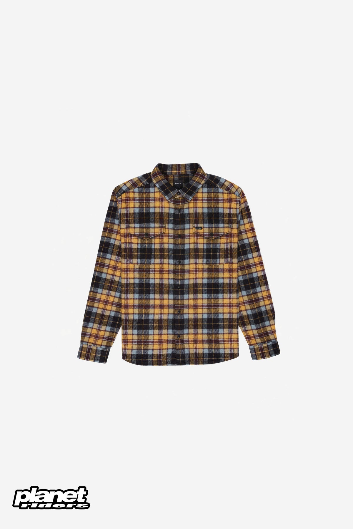 Hugues Heavy Flannel RVCA, Ochre