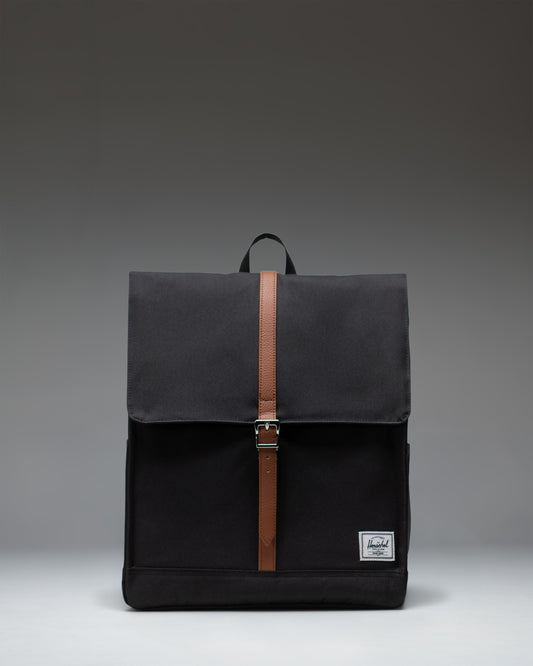 City Backpack Herschel, Black / Ivy Green Diamond / Huckleberry Diamond
