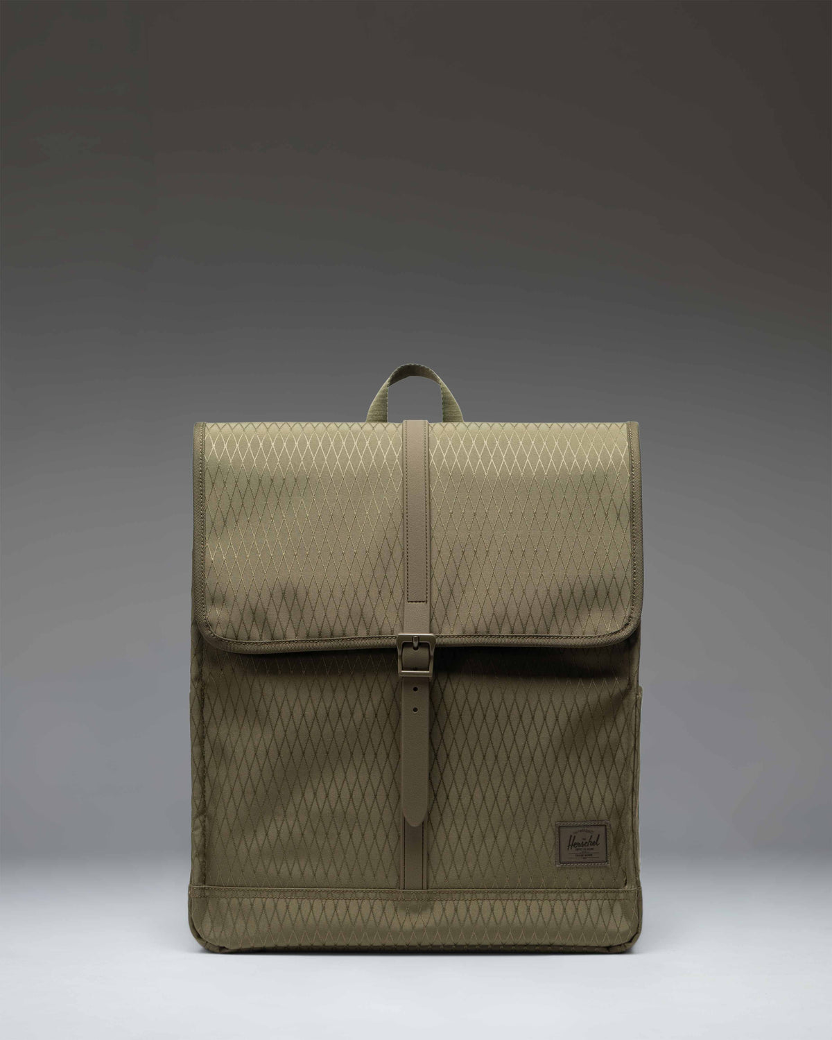 City Backpack Herschel, Black / Ivy Green Diamond / Huckleberry Diamond
