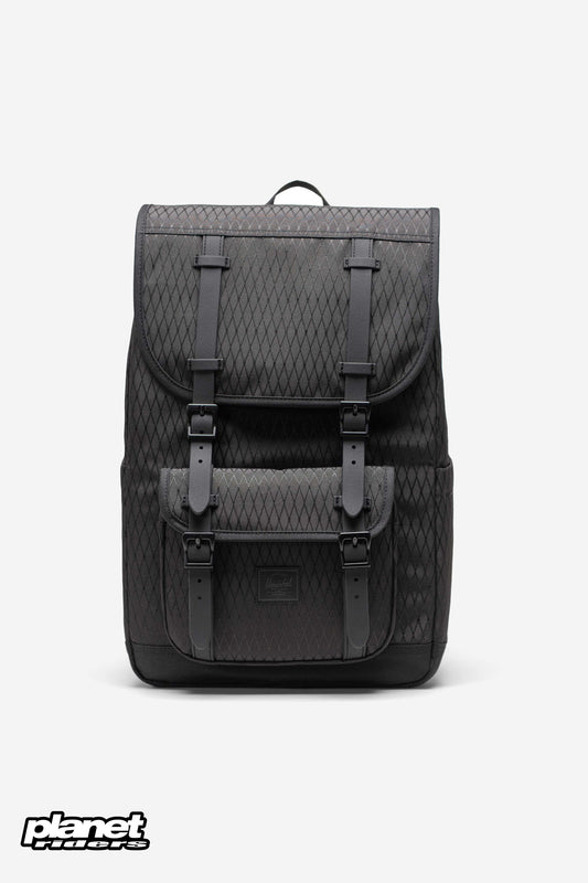 Little America Backpack Mid-Volume Herschel, Black Diamond/Black