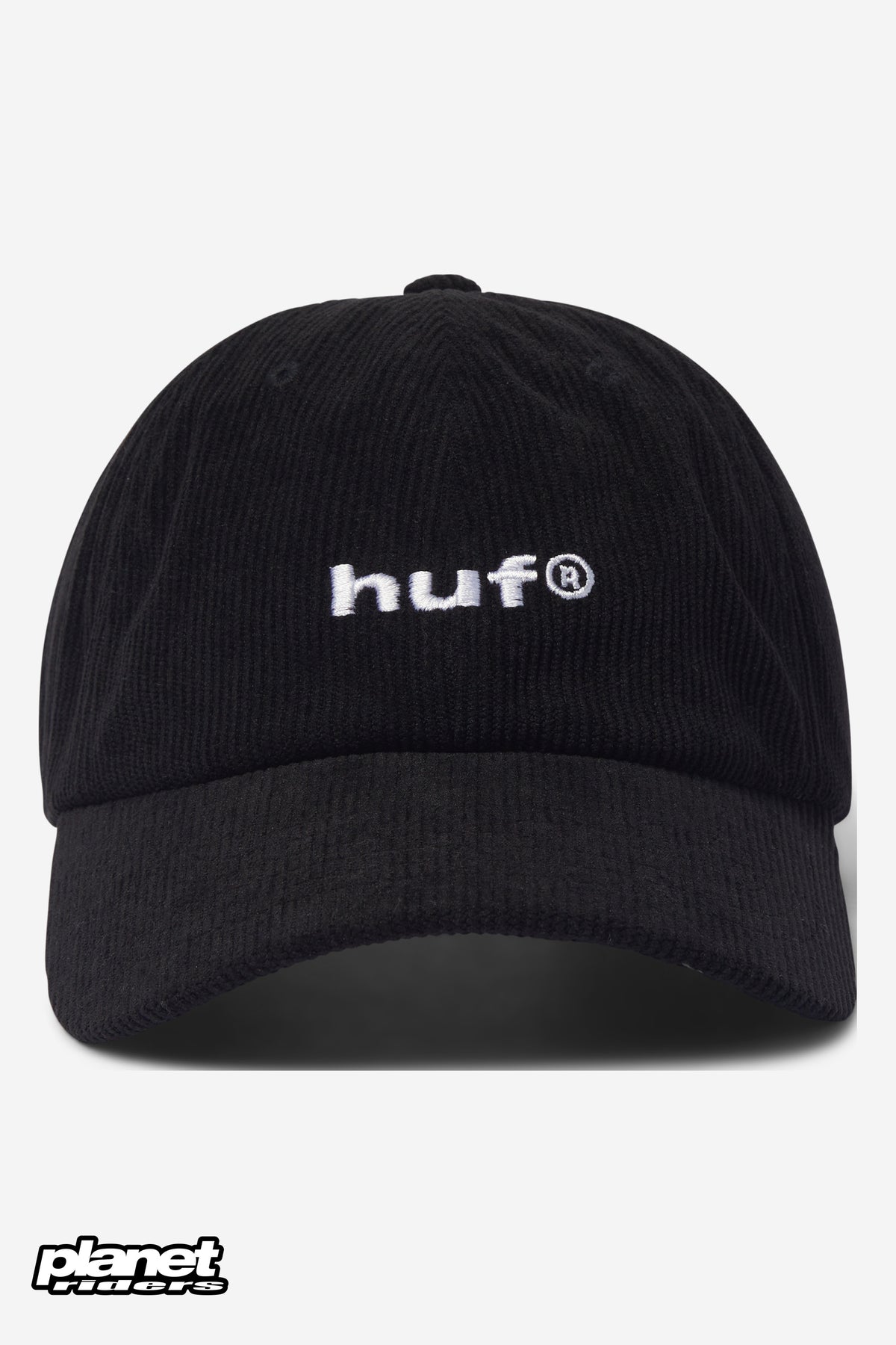 89 Corduroy Strapback Hat HUF, Black/White