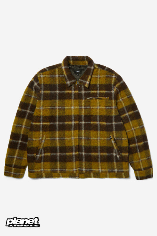 Canton Plaid Jacket HUF, Brown