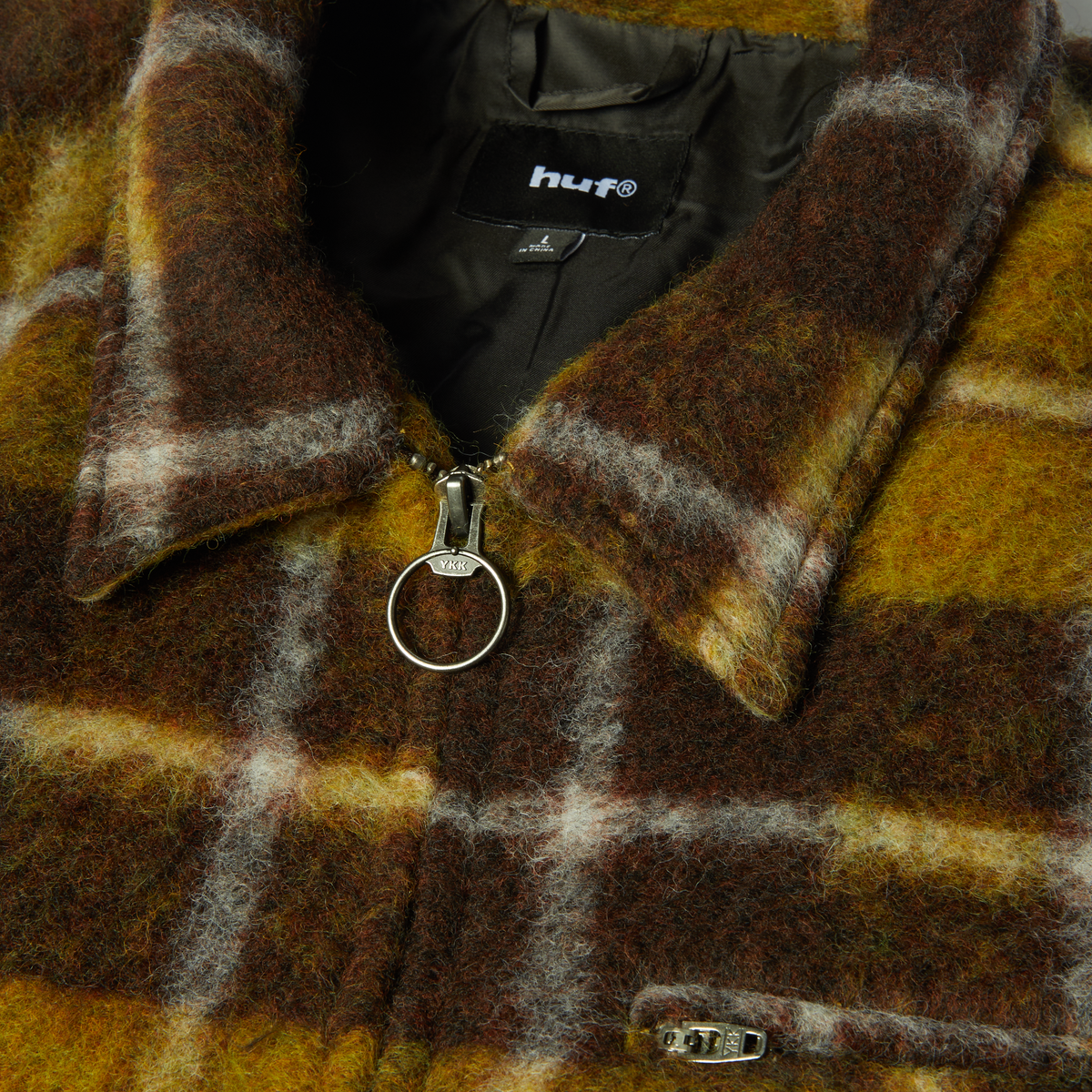 Canton Plaid Jacket HUF, Brown