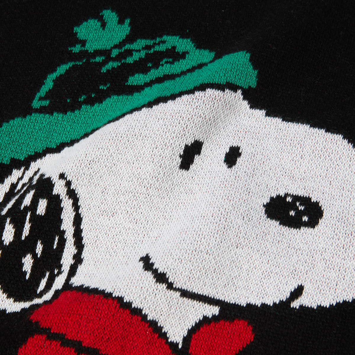 Snoopy Puffer Sweater HUF, Black