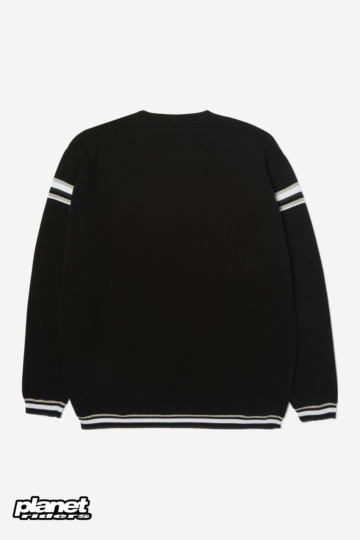 Stratford Stripe Sweater HUF, Black