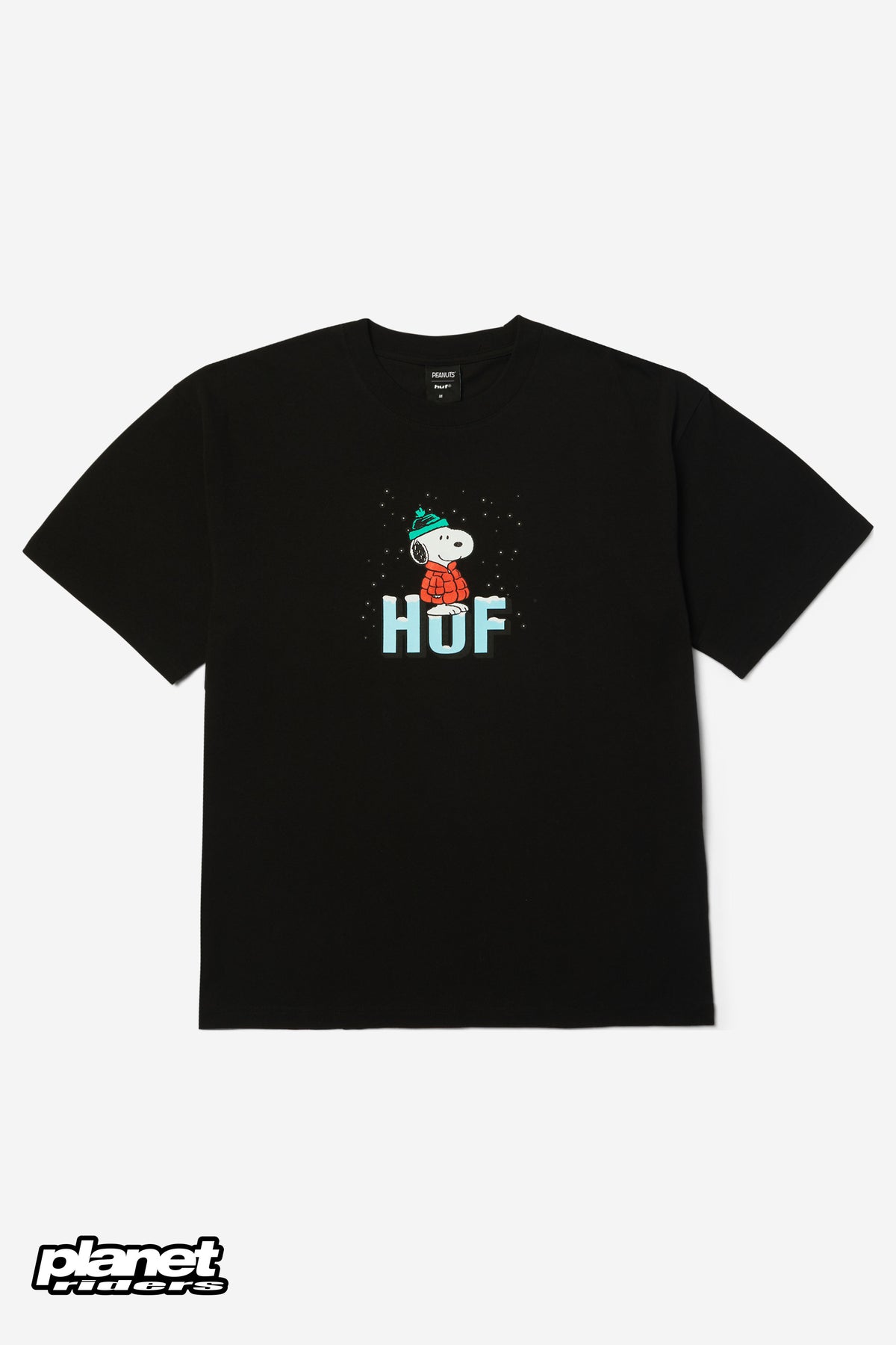 Snoopy Puffer T-Shirt HUF, Black / White
