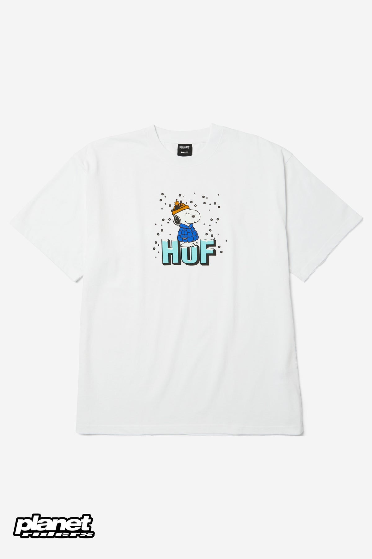 Snoopy Puffer T-Shirt HUF, Black / White