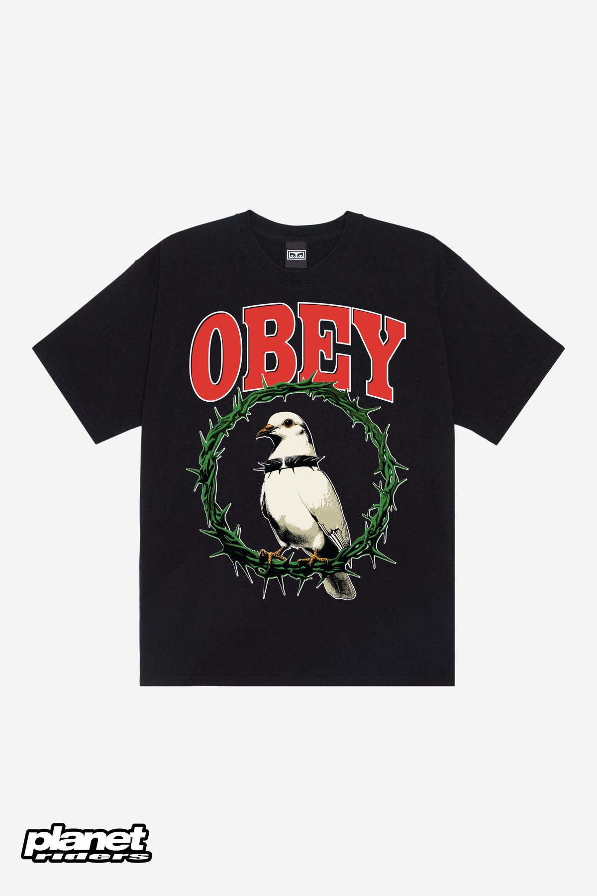 Thorns Of Peace Oversized T-Shirt Obey, Black