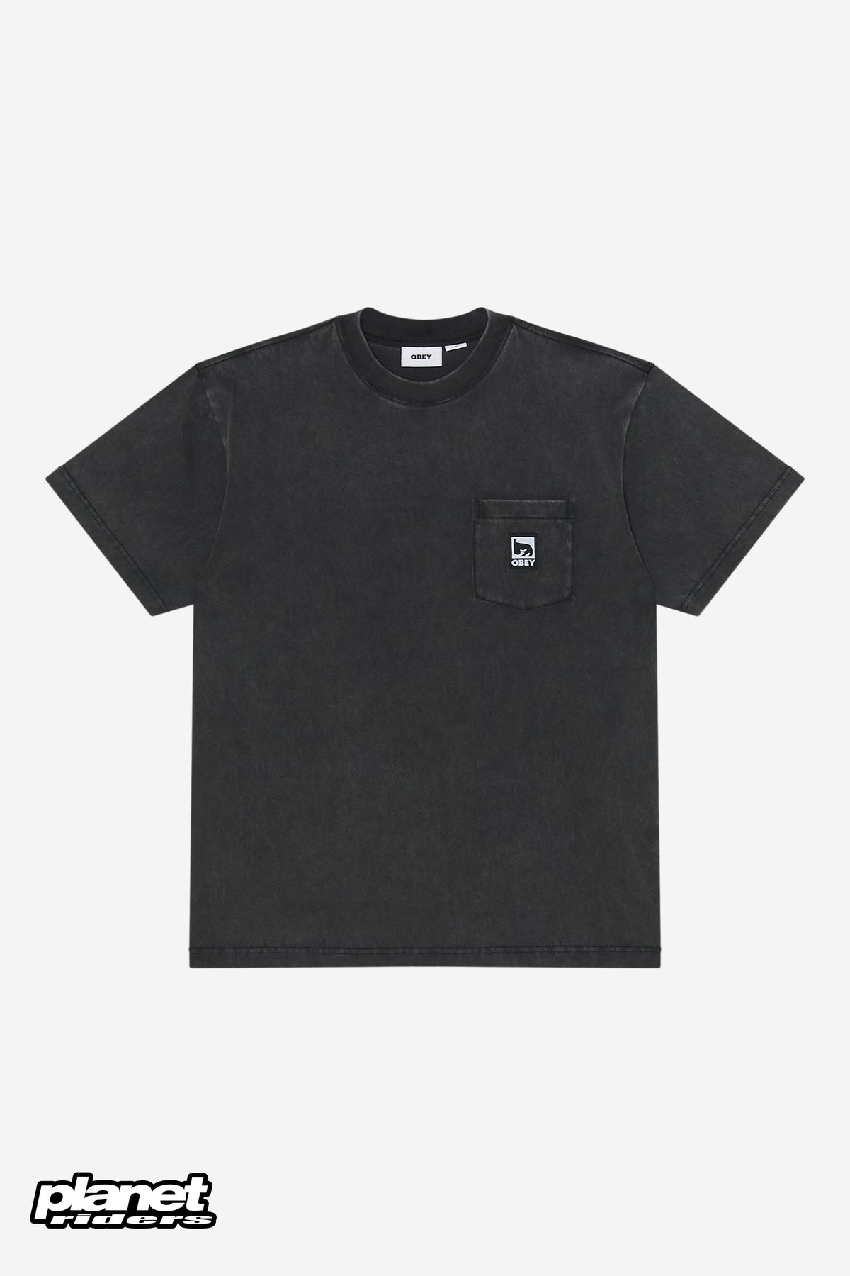 Post Pocket T-Shirt Obey, Dusty Black Limo