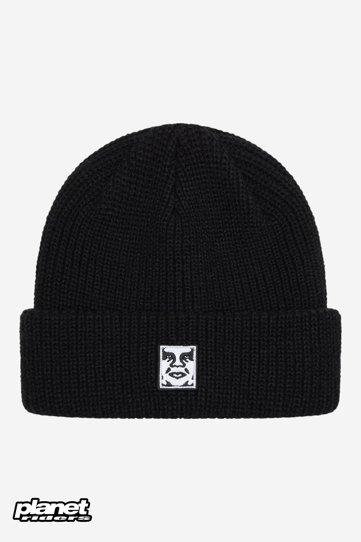Mid Icon Patch Cuff Beanie Obey, Dull Army / Black