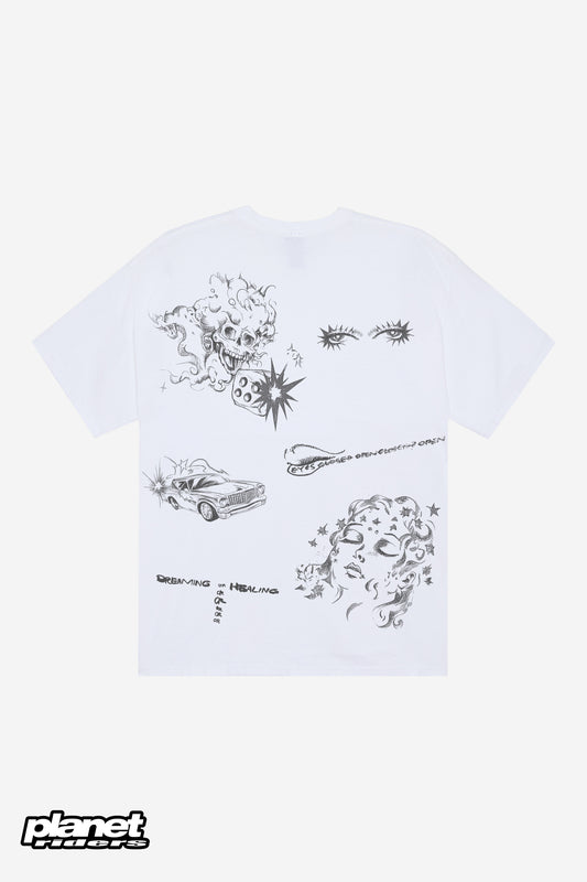 Dreams Oversized T-Shirt Obey, White