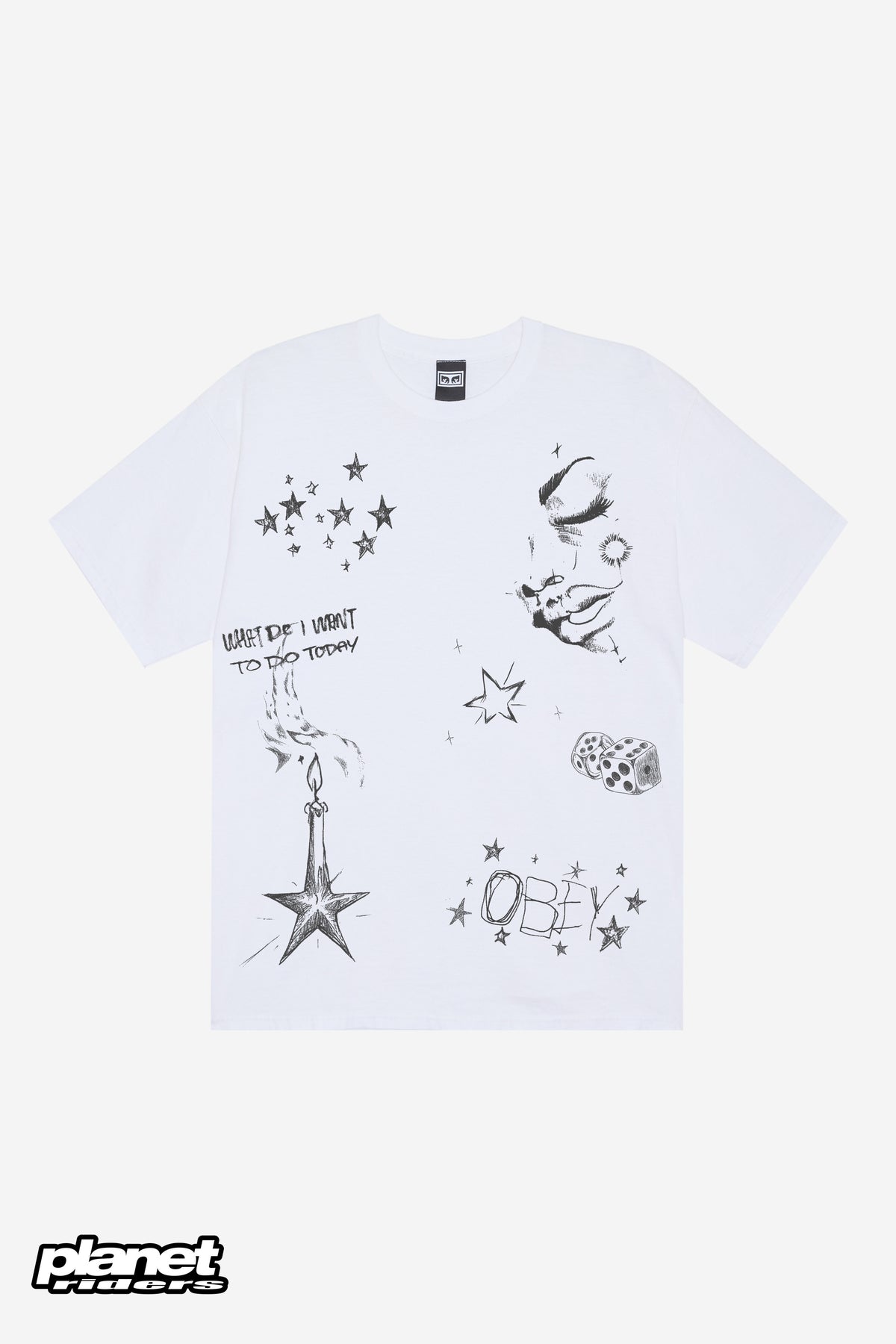 Dreams Oversized T-Shirt Obey, White