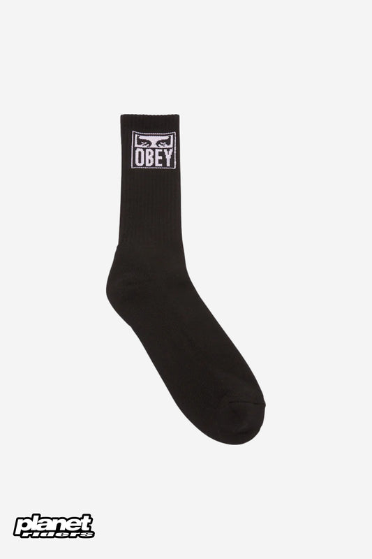 Eyes Icon Socks Obey, Black