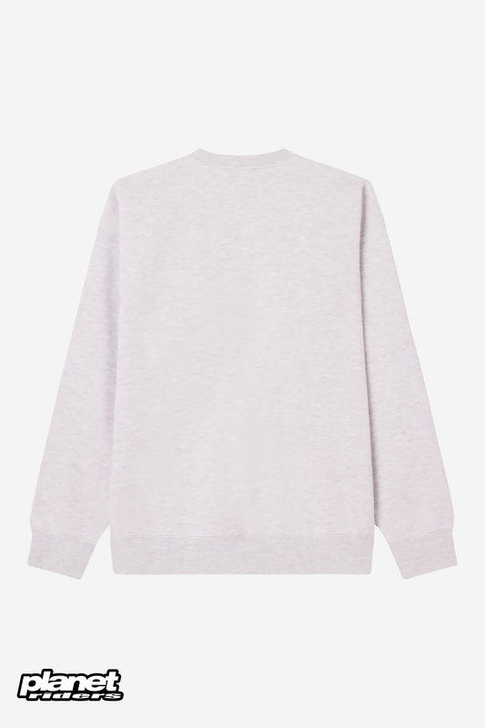 Est. Works Bold Crewneck Obey, Ash Grey / Black