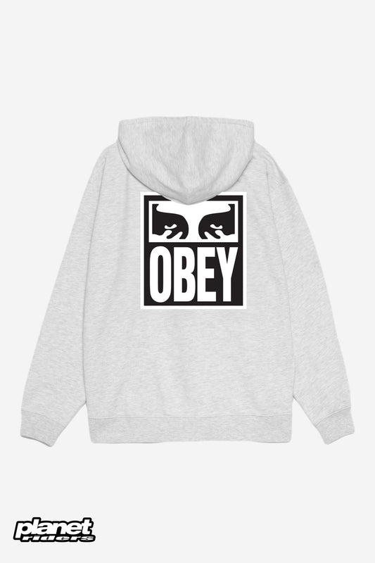 Eyes Icon Hood Obey, Heather Grey / Rainforest / Moonstruck / Black