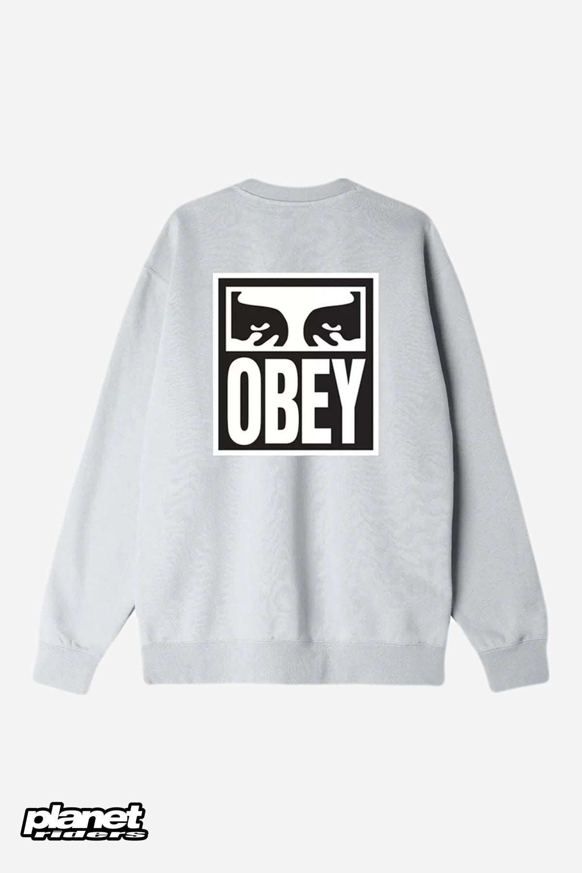 Eyes Icon Crewneck Obey, Heather Grey / Moonstruck / Black