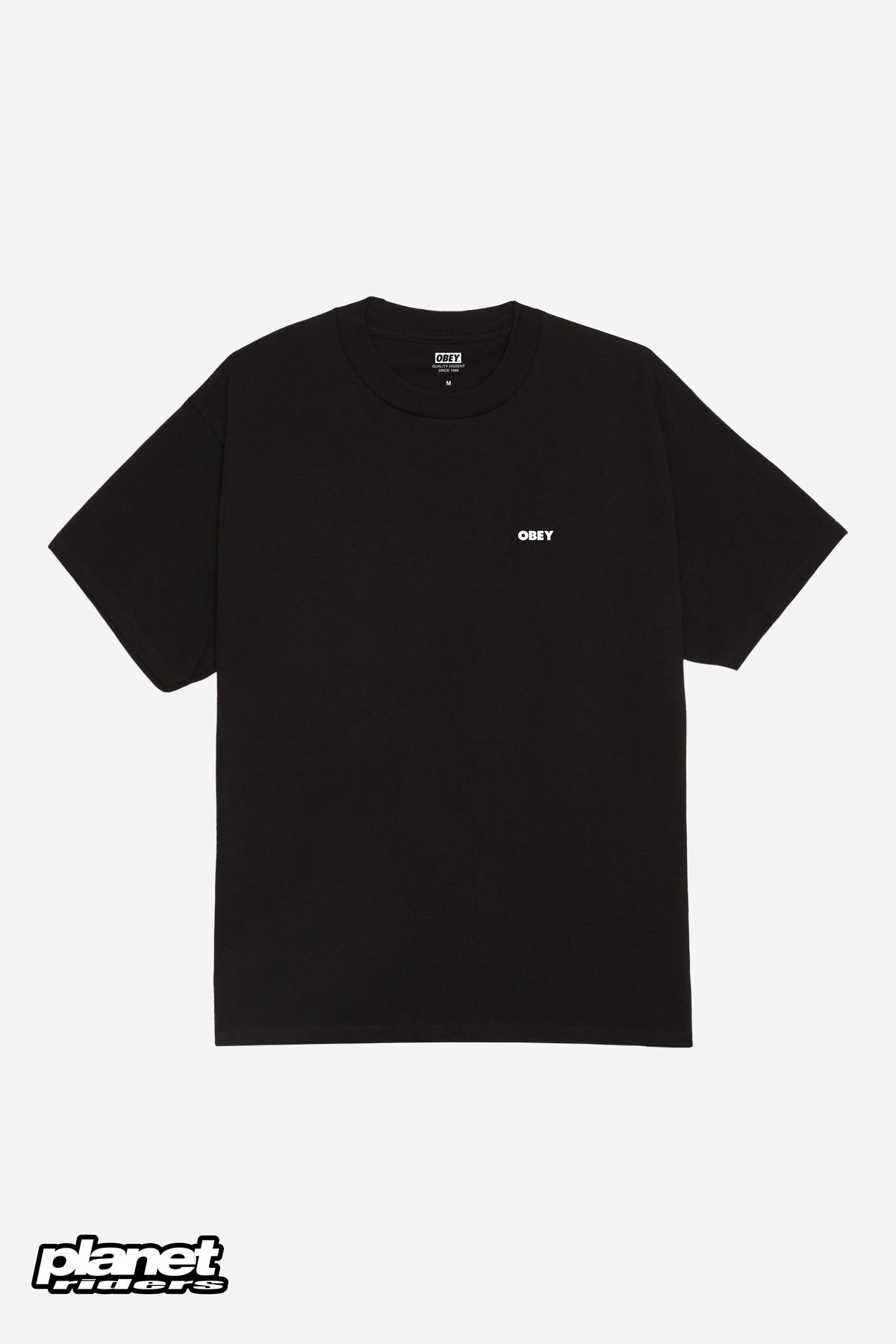 The Medium Is The Message Classic T-Shirt Obey, Black / White