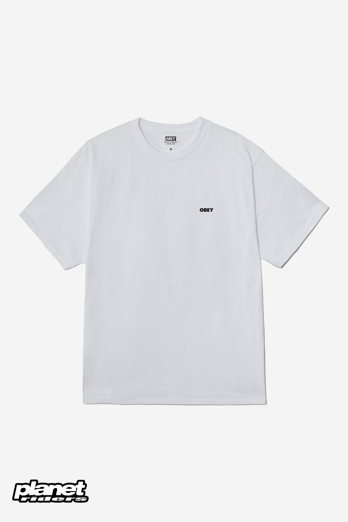 The Medium Is The Message Classic T-Shirt Obey, Black / White