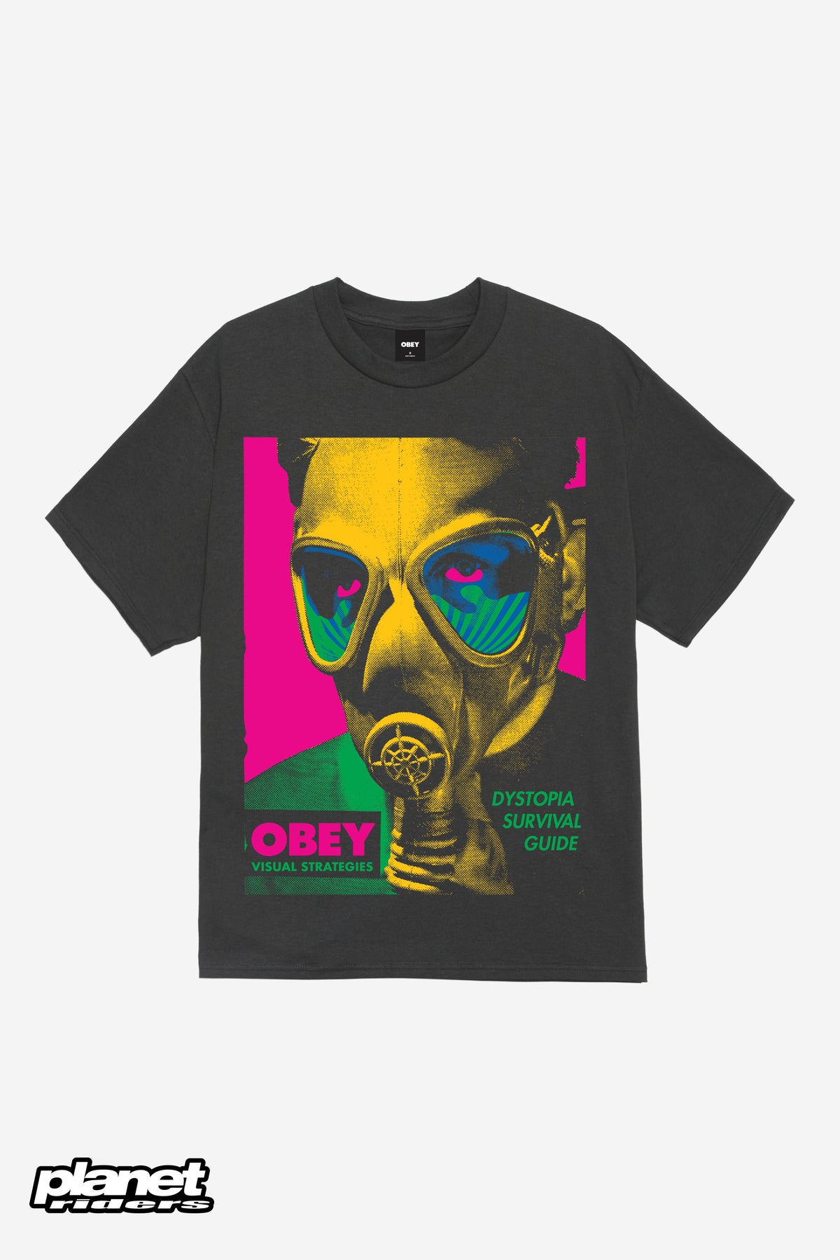 Gas Mask Classic T-Shirt Obey, Vintage Black