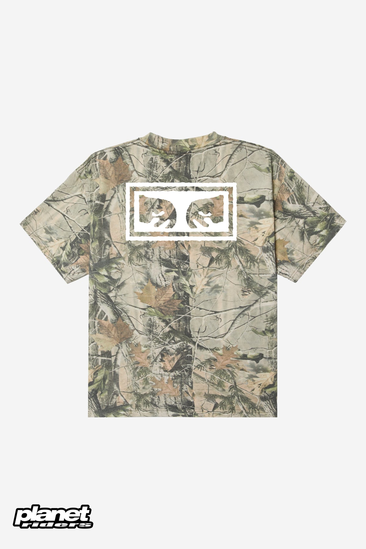 Eyes III Heavyweight T-Shirt Obey, Leaf Camo