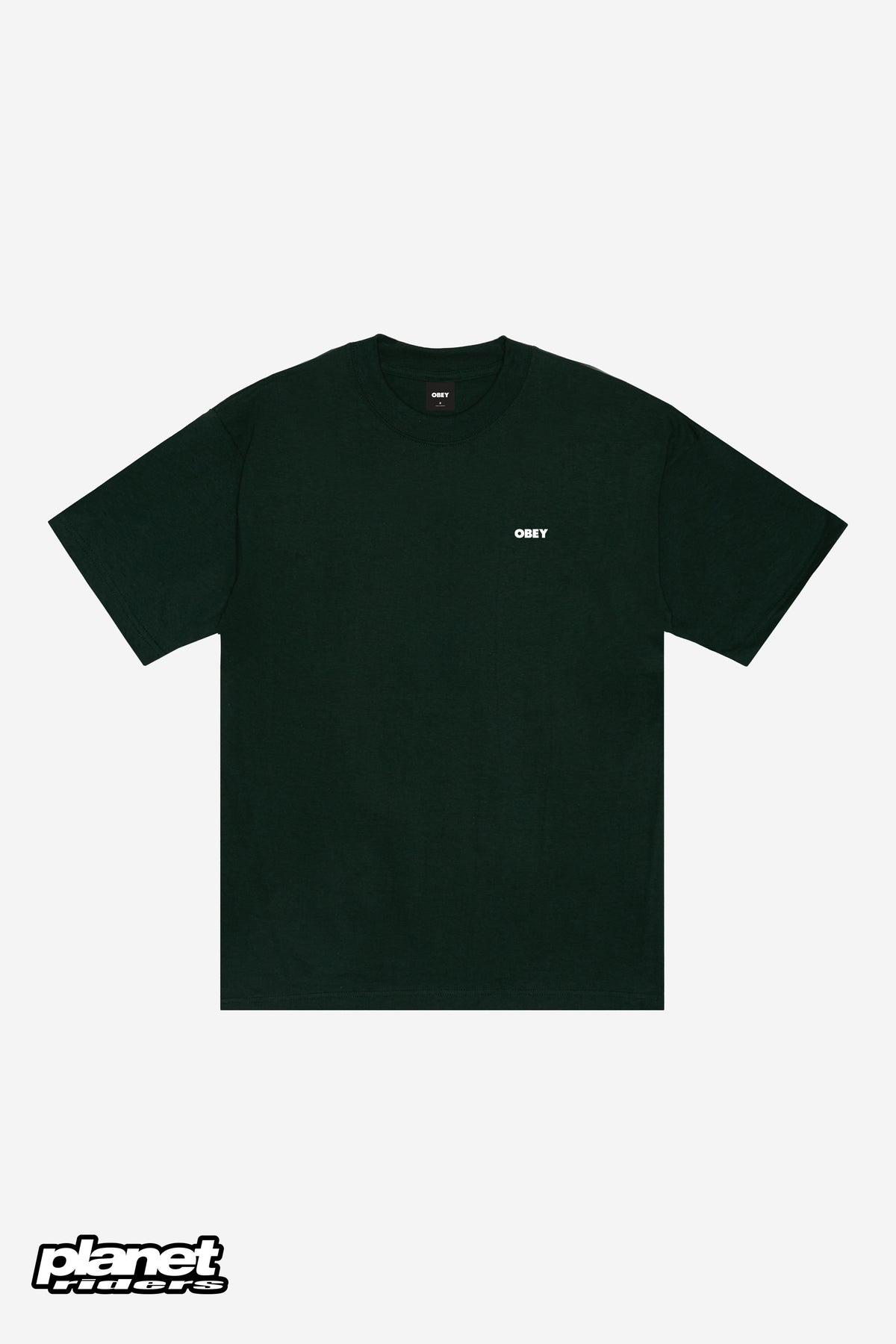 Quarter Eye Icon Heavyweight T-Shirt Obey, Forest Green / White