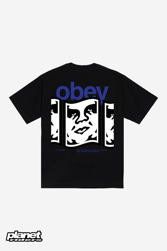 Disruption Heavyweight T-Shirt Obey, Black