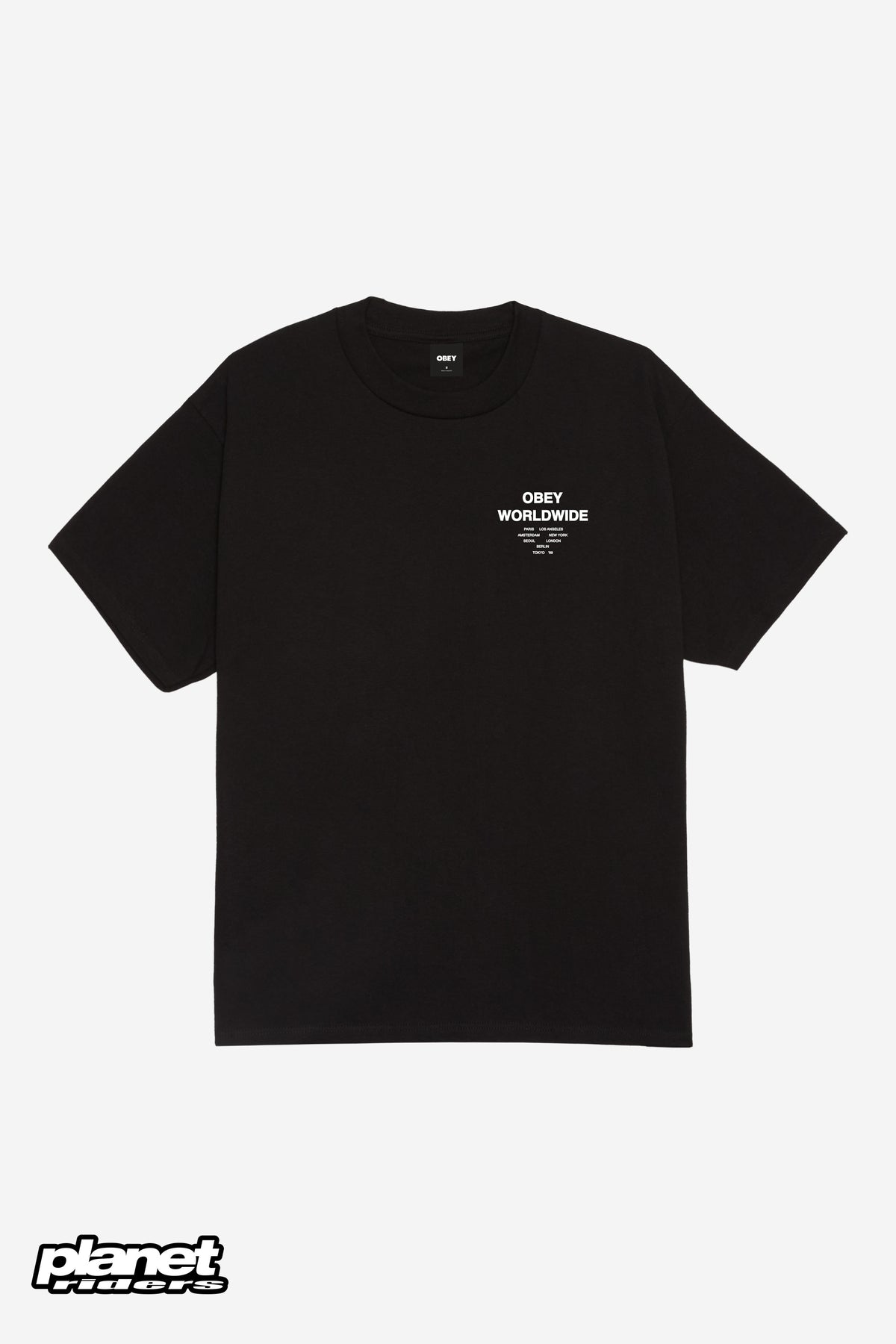 Angels Above Classic T-Shirt Obey, Black / White