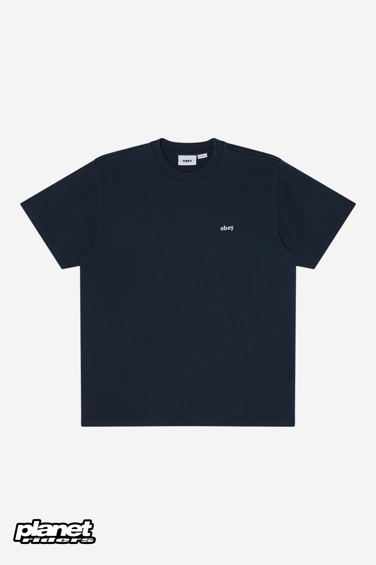 Lowercase Pigment T-Shirt Obey, Pigment Dark Sapphire / Pigment Black Olive