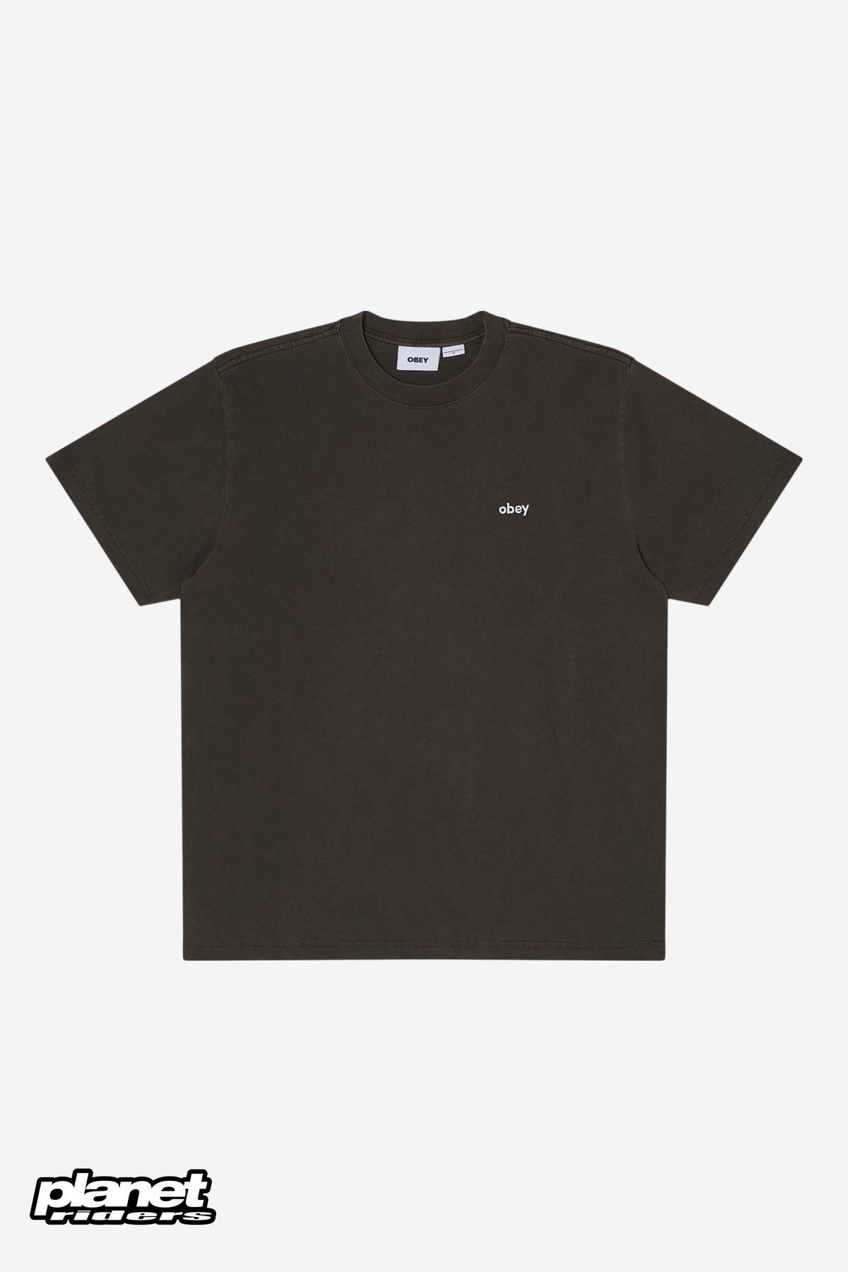 Lowercase Pigment T-Shirt Obey, Pigment Dark Sapphire / Pigment Black Olive